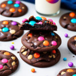 Image of freshly baked brownie cookies