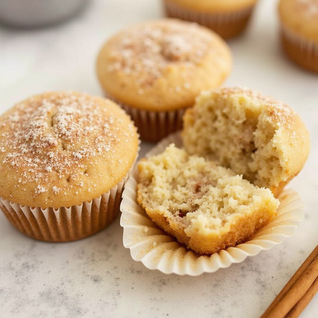 The Best Cinnamon Sugar Cream Muffins – Soft, Moist & Irresistible!