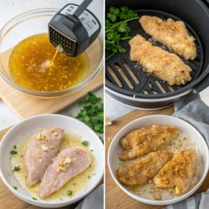 Air Fryer Honey Butter Garlic Chicken Tenders